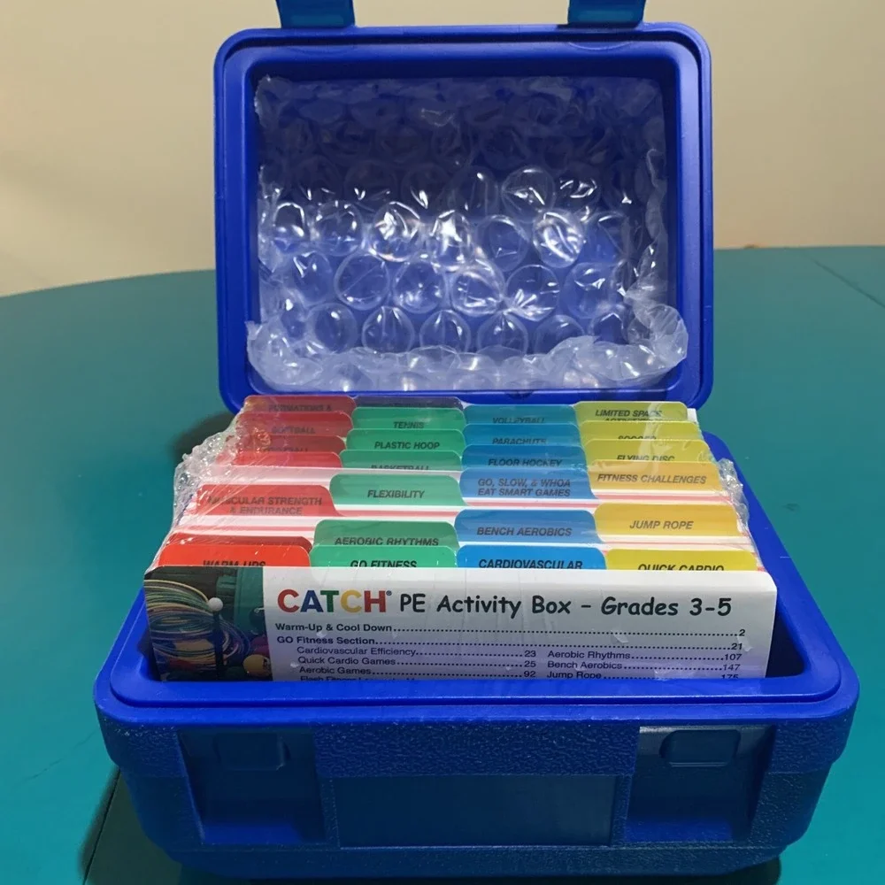 Catch Flaghouse Kids Club Activity Box PE Coach Home School 3rd - 5th Grade 3-5